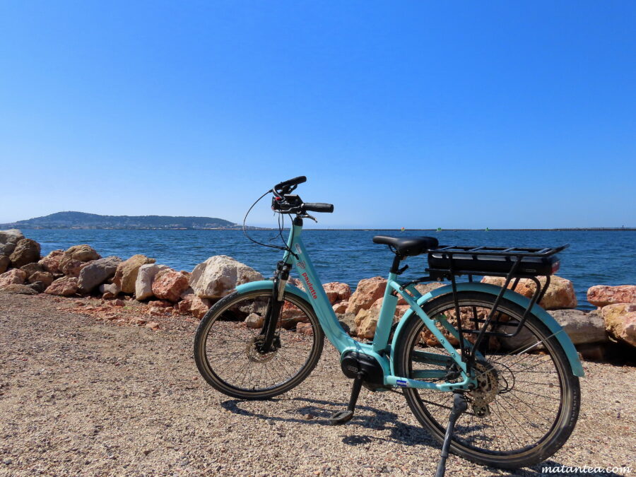 Itinéraire à vélo autour de l'étang de Thau