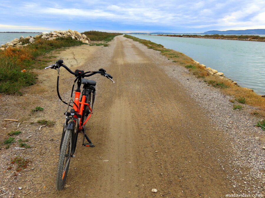 Itinéraire à vélo à partir de Sète