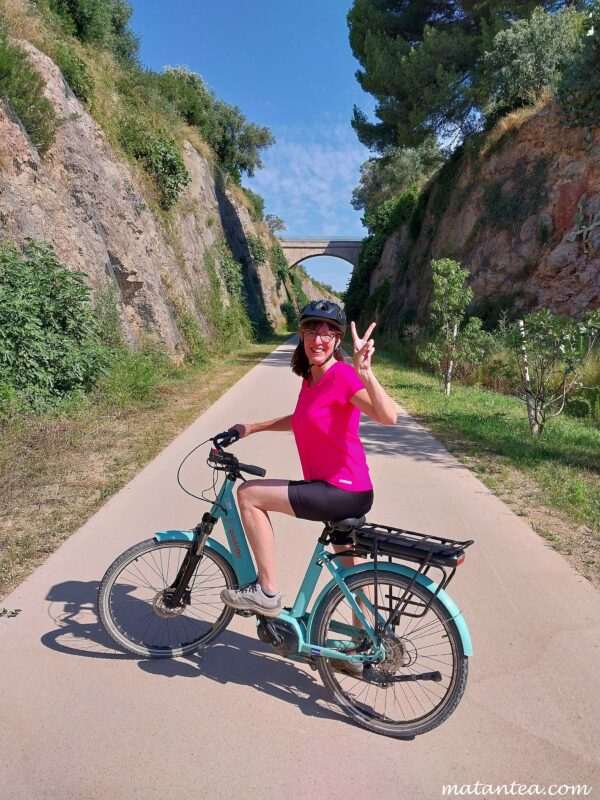 Vélo à l'étang de Thau