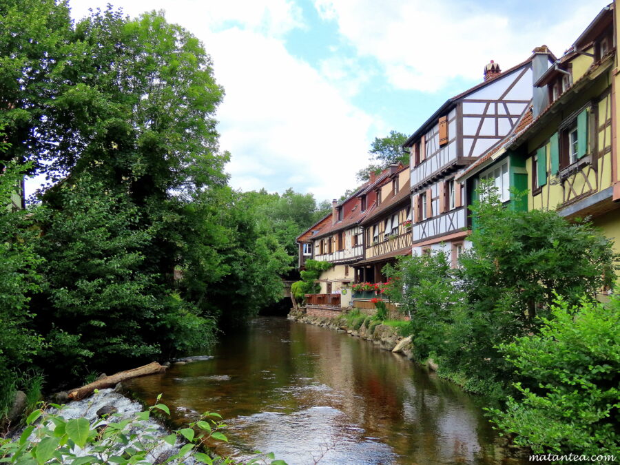 Kaysersberg sur la route des vins d'Alsace à vélo