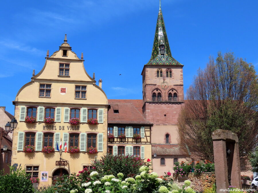 Turckheim la route des vins d'Alsace à vélo
