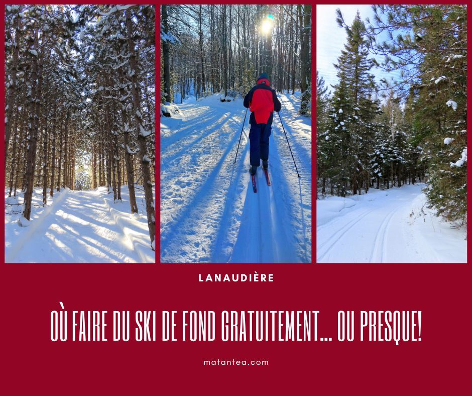 Où faire du ski de fond dans Lanaudière gratuitement