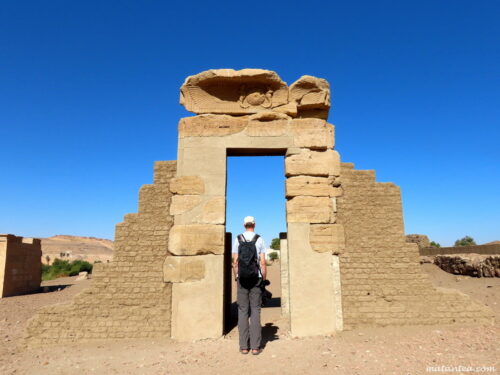 Ruines à Éléphantine. Assouan en Égypte.