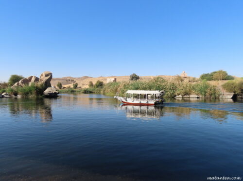 Le Nil à Éléphantine en Égypte