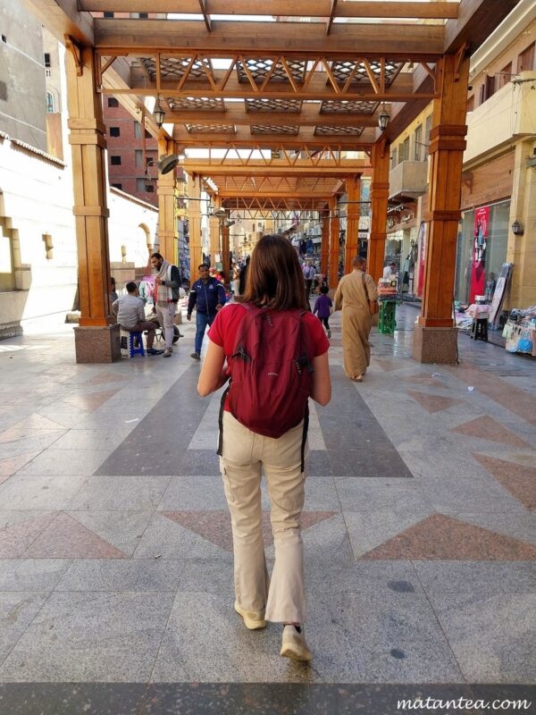 Entrée du souk à Assouan