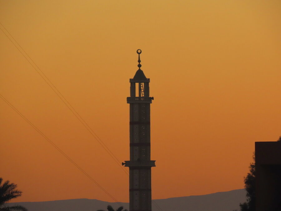 Coucher de soleil en Égypte